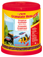 SERA Granulate Menu - Μείγμα τροφών ψαριών σε μενού 4 ειδών